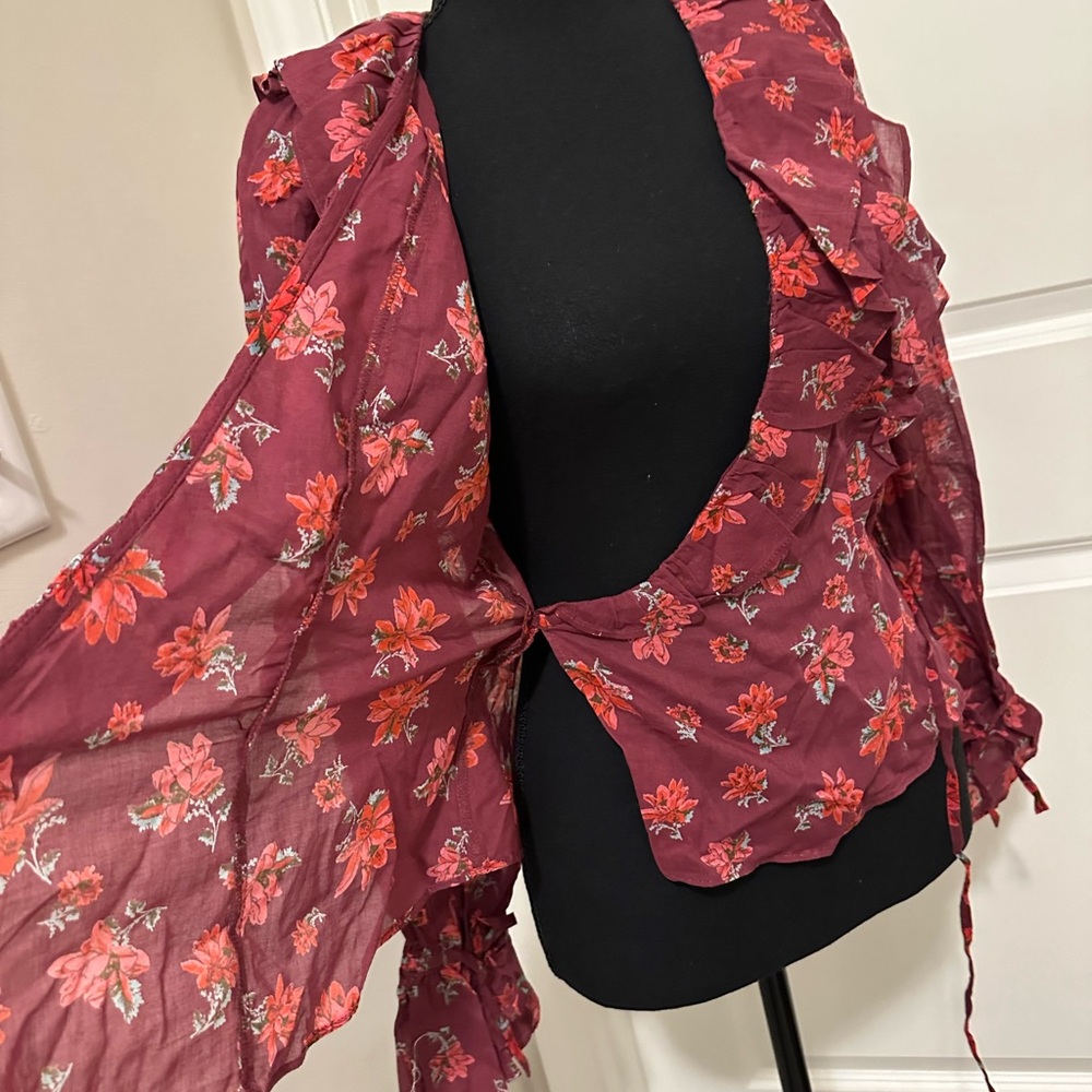 Free People Ruffle Top - Picture 7 of 8